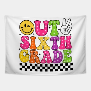 Peace Out School, Graduation Sixth Grade, Last Day of School, End of School Tapestry