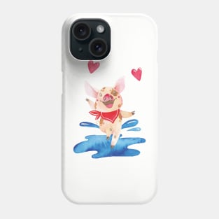 Happy Dancing Pig Phone Case