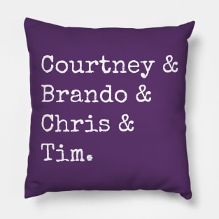 The Courtney Show Pillow