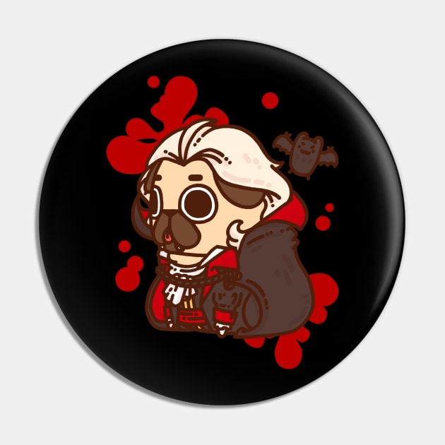 Dracula Puglie Pin by Puglie Pug 