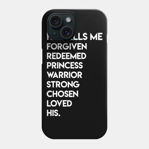 He calls me His Phone Case by LazaAndVine