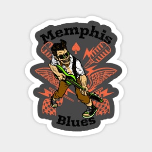 memphis blues Magnet