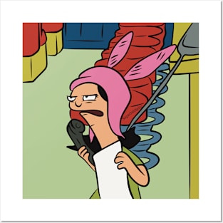 Louise Belcher Halloween Hat Metal Print for Sale by cutiekoala