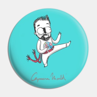 Capoeira Kick. Capoeira World Pin