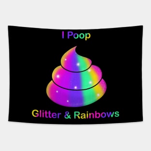 Glitter poop Tapestry
