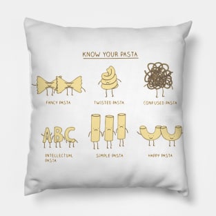 know your pasta Pillow