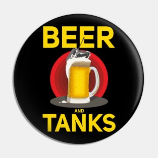 BEER AND TANKS Pin