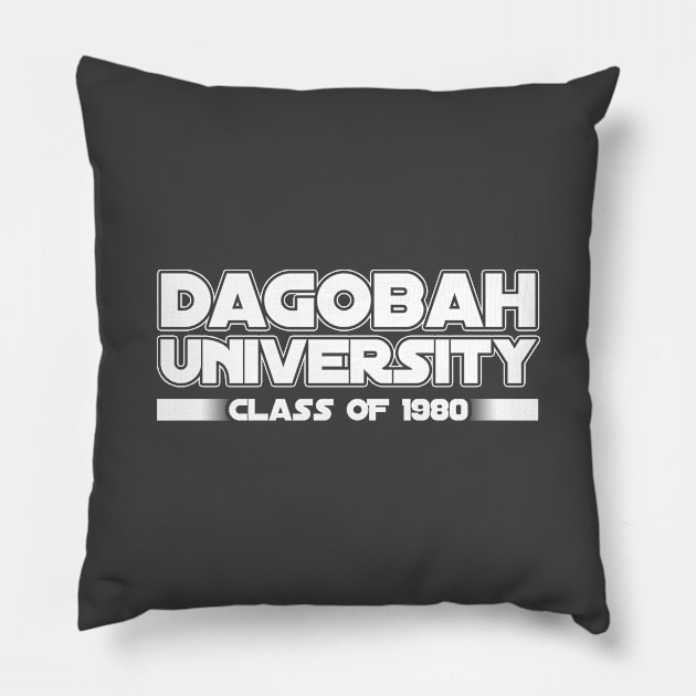 Dagobah University Pillow by Friki Feliz