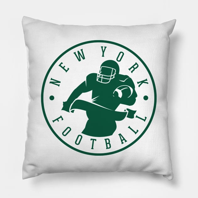 New York American Football Team Color Pillow by Toogoo