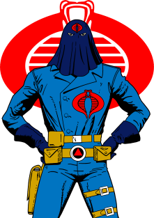Cobra Commander - Woolworths Colors Magnet