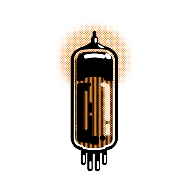 Amplifier Tube in Comic book style by SerifsWhiskey