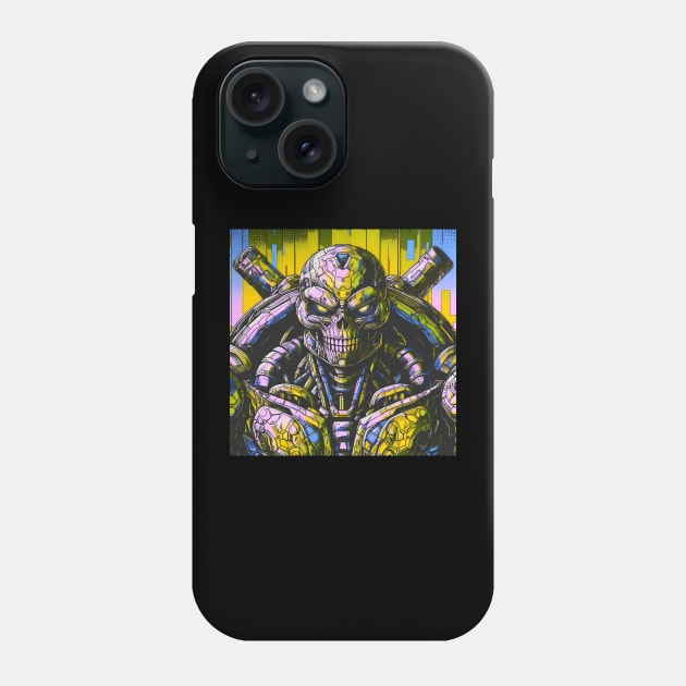 Cyborg Turtle Phone Case by Cyber Prints