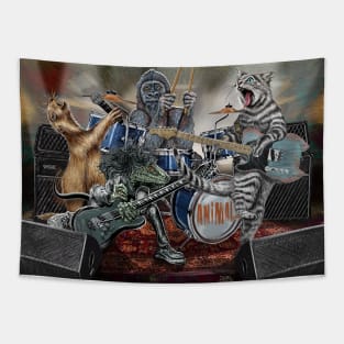 Animalz Band Tapestry