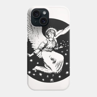 Victorian style Angel engraving Phone Case