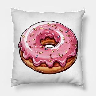 pink donut Pillow