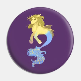 Yellow Hippocampus Pin