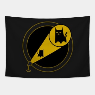 Cute Batcat | Shadow Cat | Kitty | Kitten | funny cat Tapestry