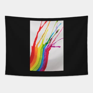 Watercolored rainbow Tapestry