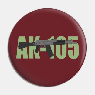 AK-105 Kalashnikov assault rifle (color version) Pin