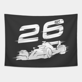 We Race On! 26 [White] Tapestry