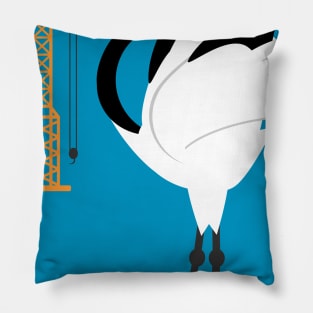 Construction Crane Pillow