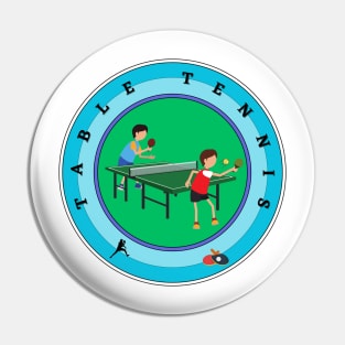 Table Tennis Pin