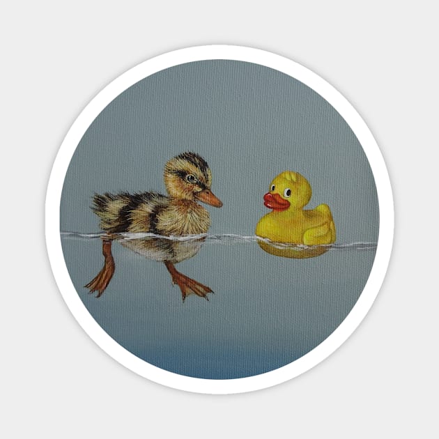 DUCKLING Magnet by Hecartstore