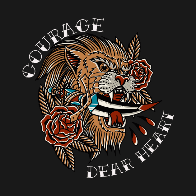 Aslan the Lion Narnia Tattoo Flash Aslan TShirt TeePublic
