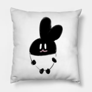 black sugar rabbit Pillow