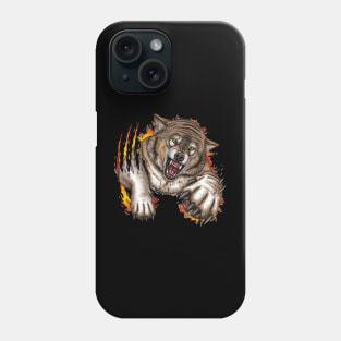 Wolf Ripped Phone Case