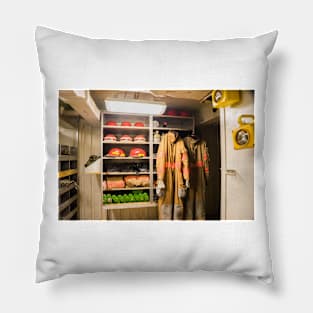 Battleship Fire Department Pillow