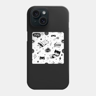 Super Hero Seamless pattern. Phone Case