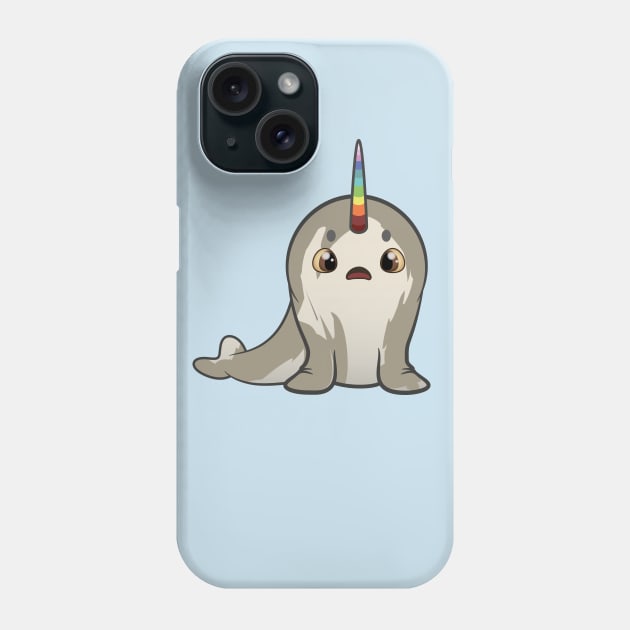 Kawaii Unicorn Narwhal Phone Case by Food in a Can