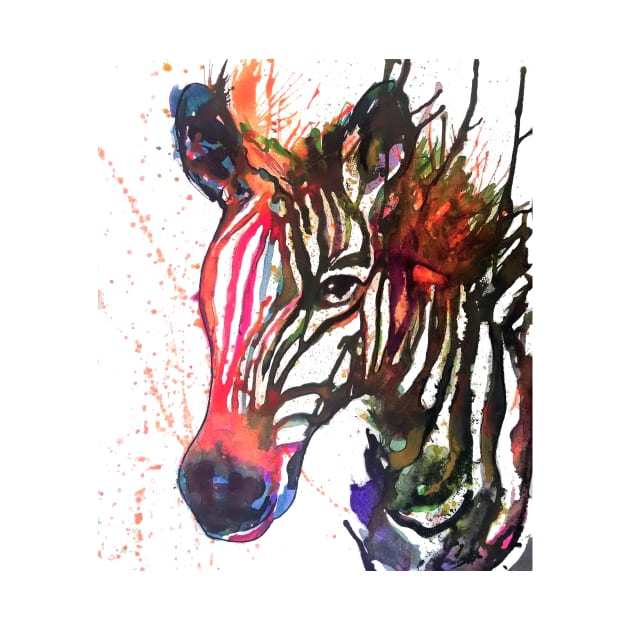 Zebra Splash by StudioKaufmann