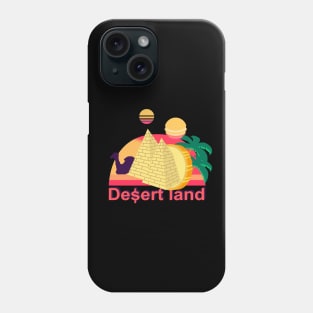 Retro Cryptocurrency-Desert land Phone Case