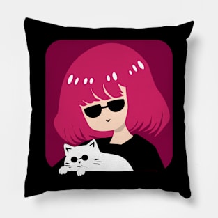 Cool women Pillow