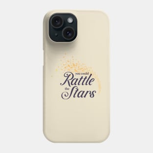 You Could Rattle the Stars (purple) Phone Case