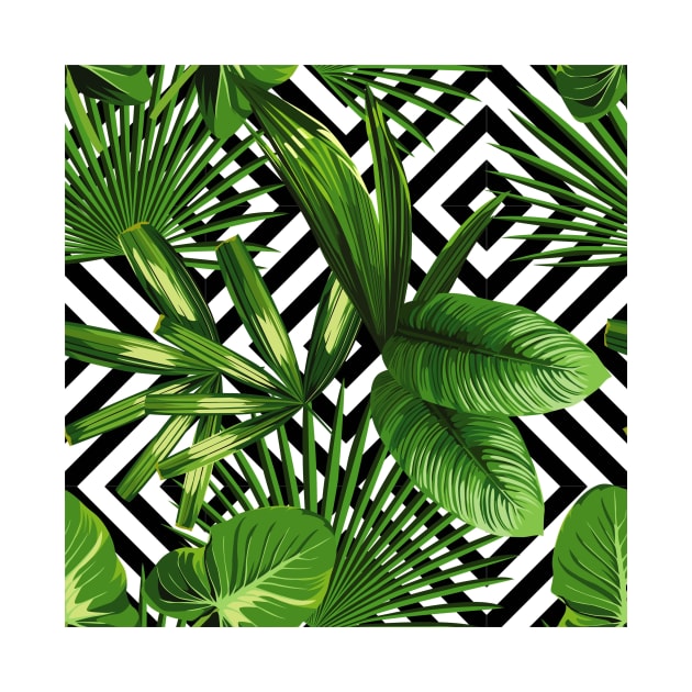 Tropical Jungle Print by NewburyBoutique