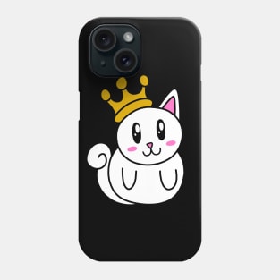 Cute Cat in a Crown Phone Case