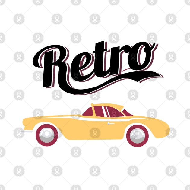 retro car by ARRIGO