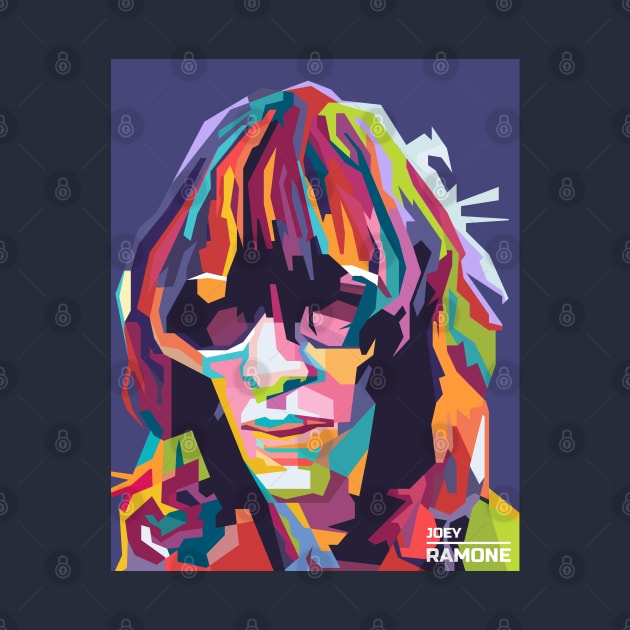 Abstract Joey Ramone in WPAP by smd90