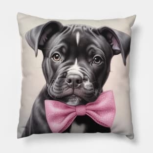 Cute Staffy Pillow