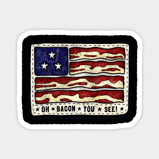 The Baconsale Flag Magnet by baconsale
