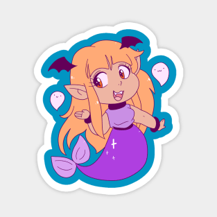 Spooky Mermaid Magnet