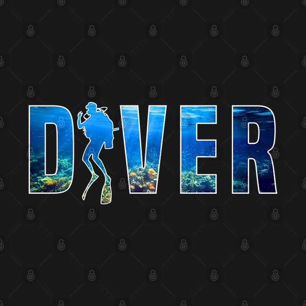 Scuba Diving Dive Scuba Diver by White Martian