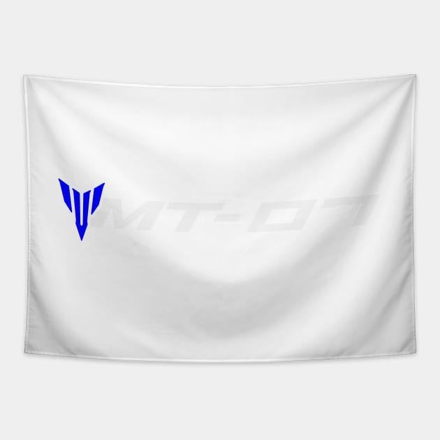 MT07 with Shield White Tapestry by Frazza001