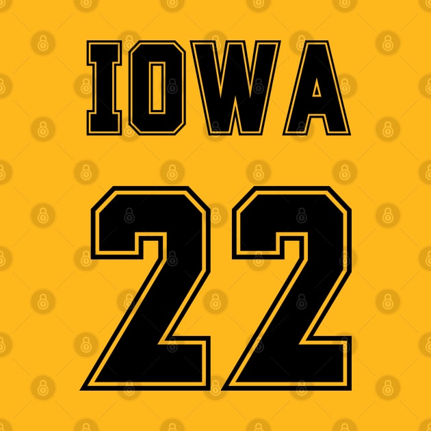 Jersey Number, Iowa #22 shirt, Clark Shirt, Caitlin Clark by PrettyMerch