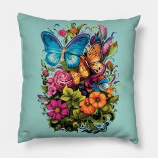 Magic butterfly Cottagecore Pillow