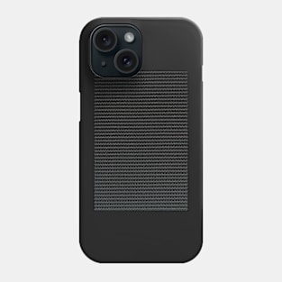 Black fabric texture Phone Case