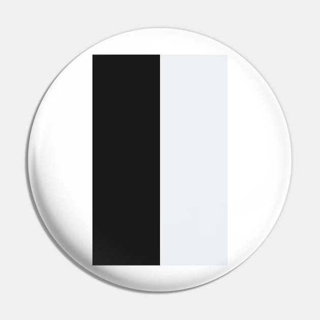 Newcastle United Black and White Half design Pin by Culture-Factory